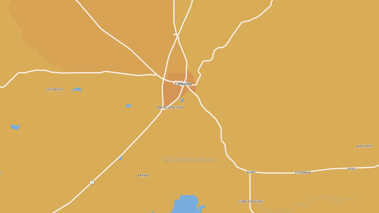 38922, MS Map of Theft Rates