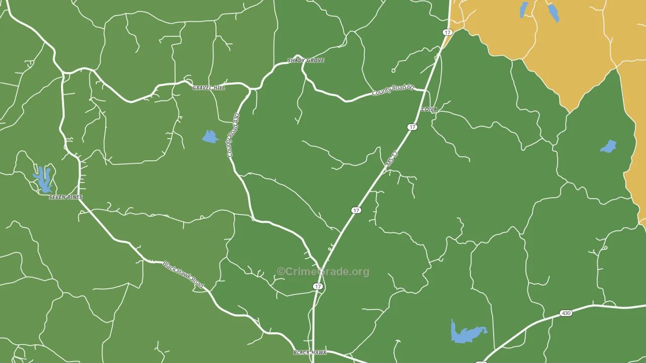 38923, MS Map of Theft Rates