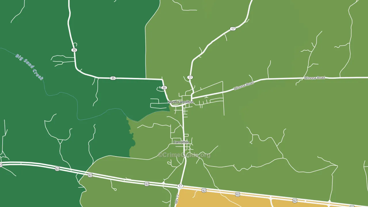 38947, MS Map of Theft Rates