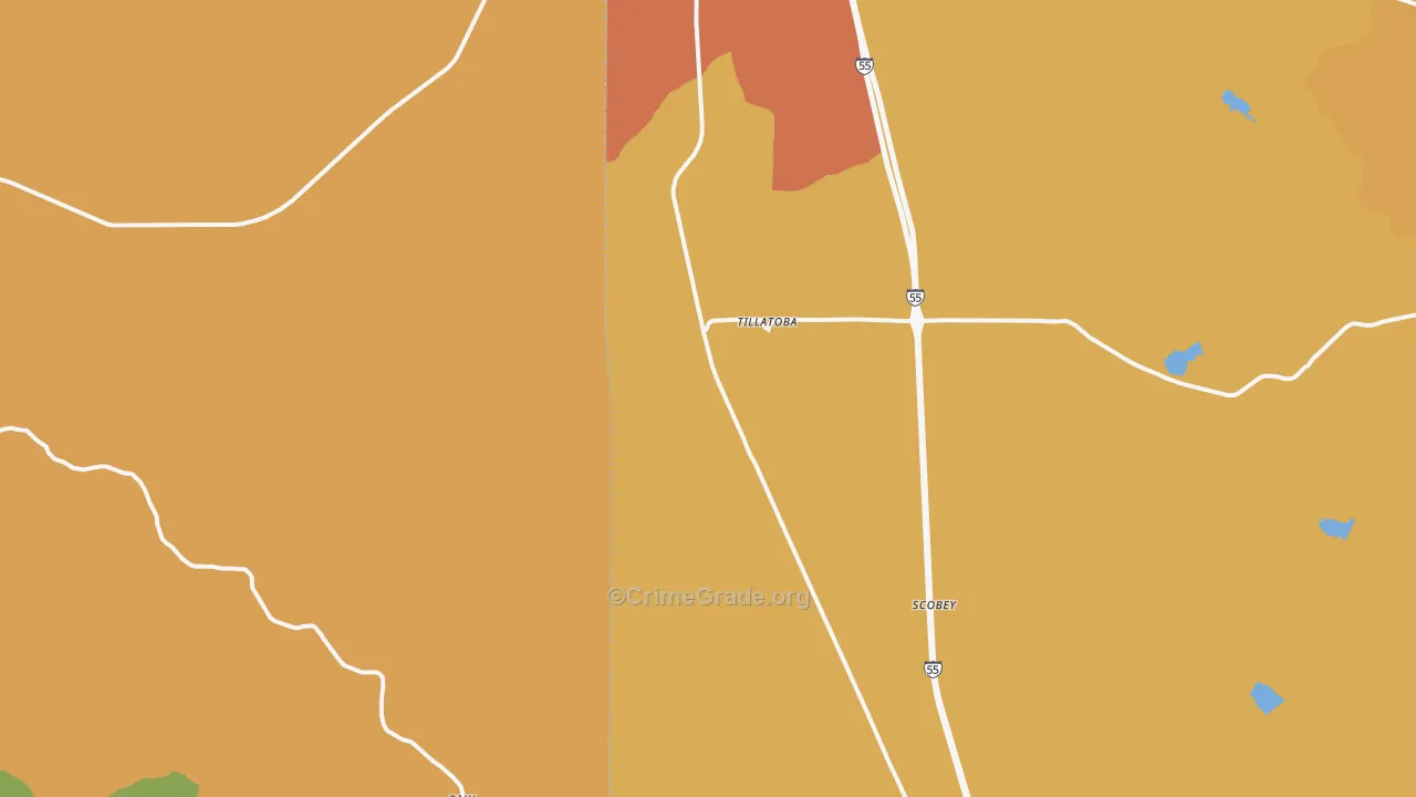 38961, MS Map of Theft Rates