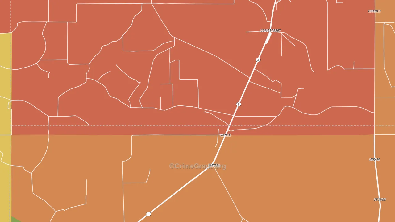 38964, MS Map of Theft Rates