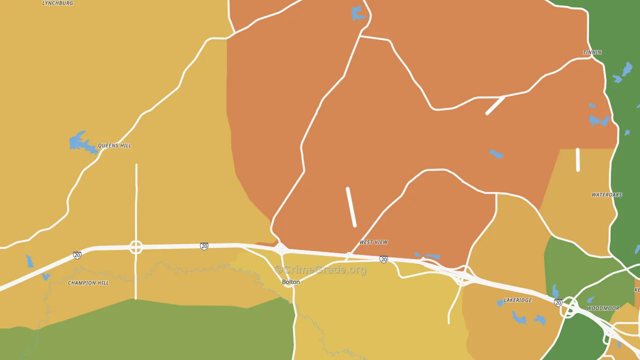 39041, MS Map of Theft Rates