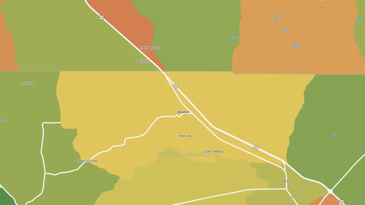 39044, MS Map of Theft Rates