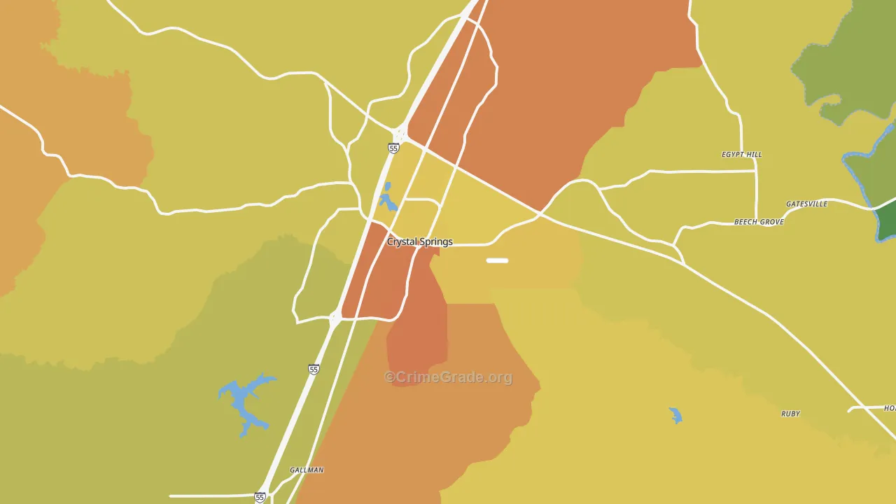 39059, MS Map of Theft Rates
