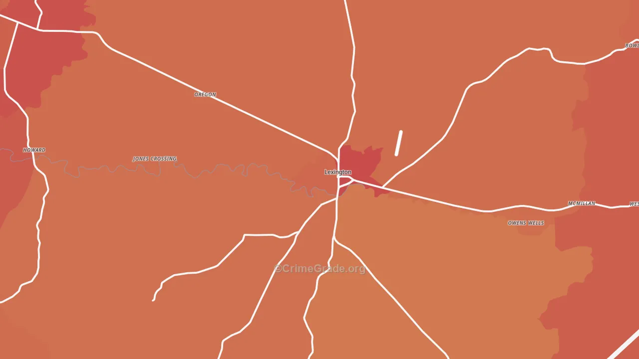 39095, MS Map of Theft Rates