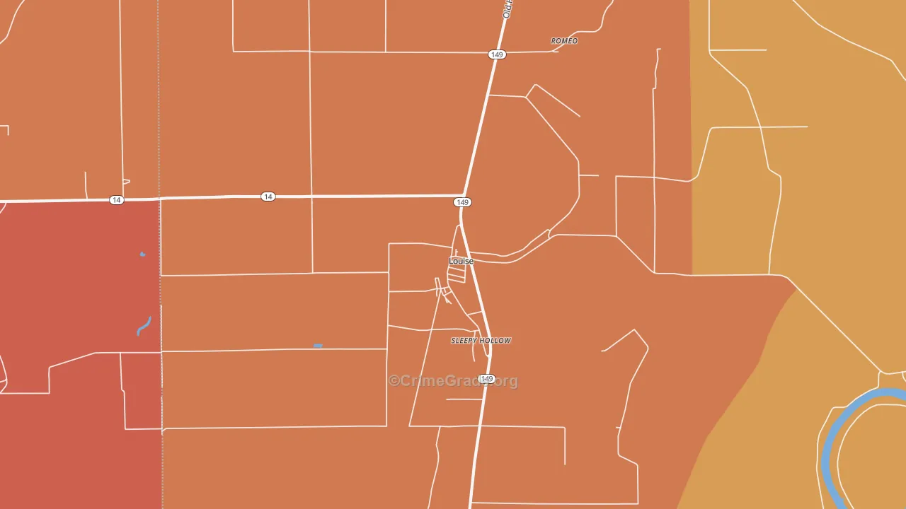 39097, MS Map of Theft Rates
