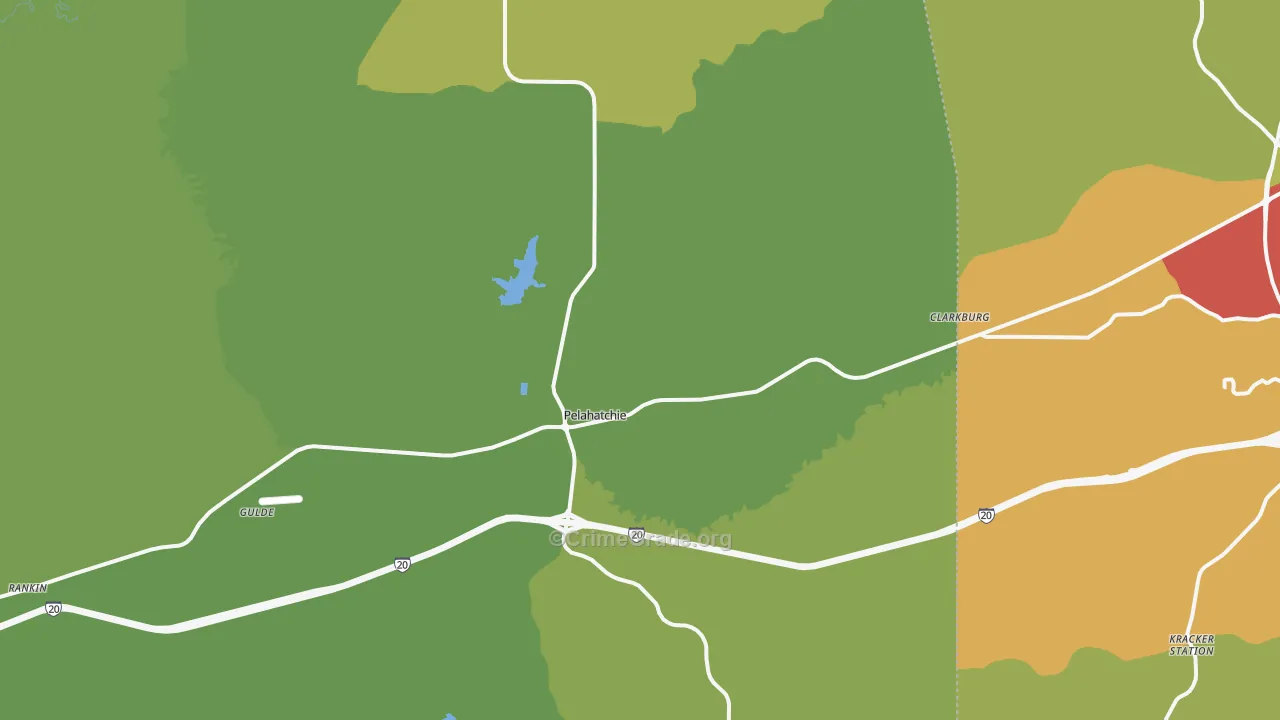 39145, MS Map of Theft Rates