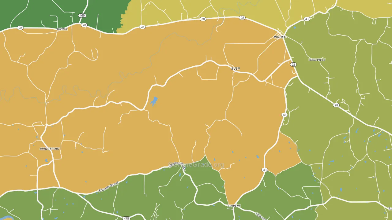 39149, MS Map of Theft Rates