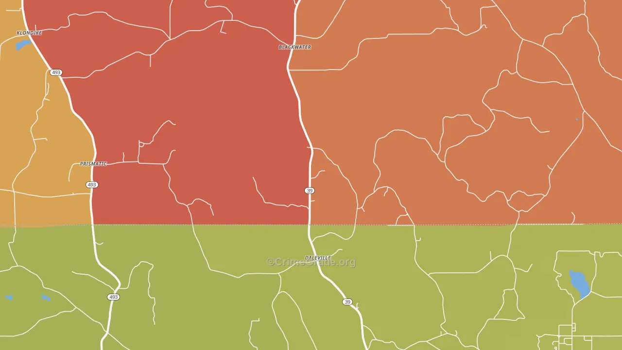 39326, MS Map of Theft Rates