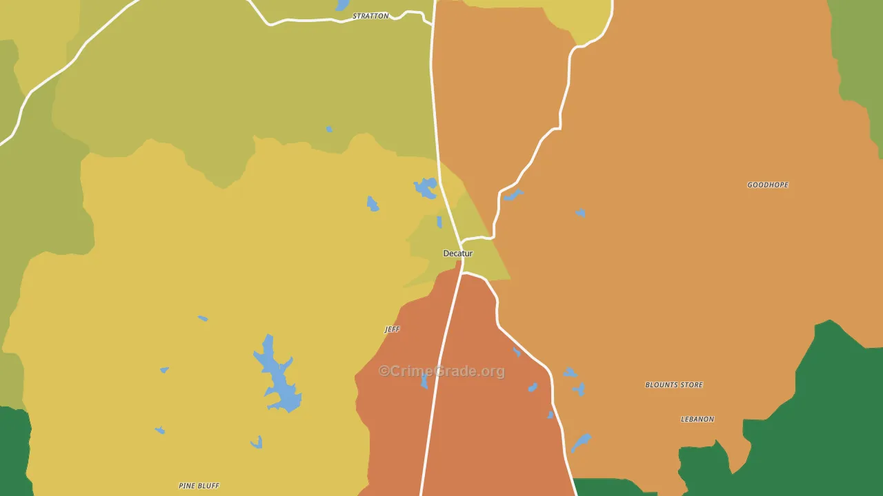 39327, MS Map of Theft Rates
