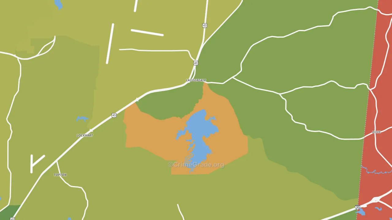 39335, MS Map of Theft Rates