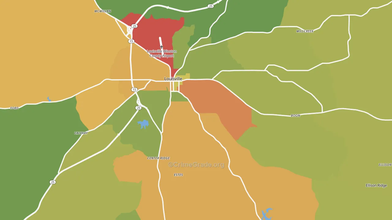 39339, MS Map of Theft Rates