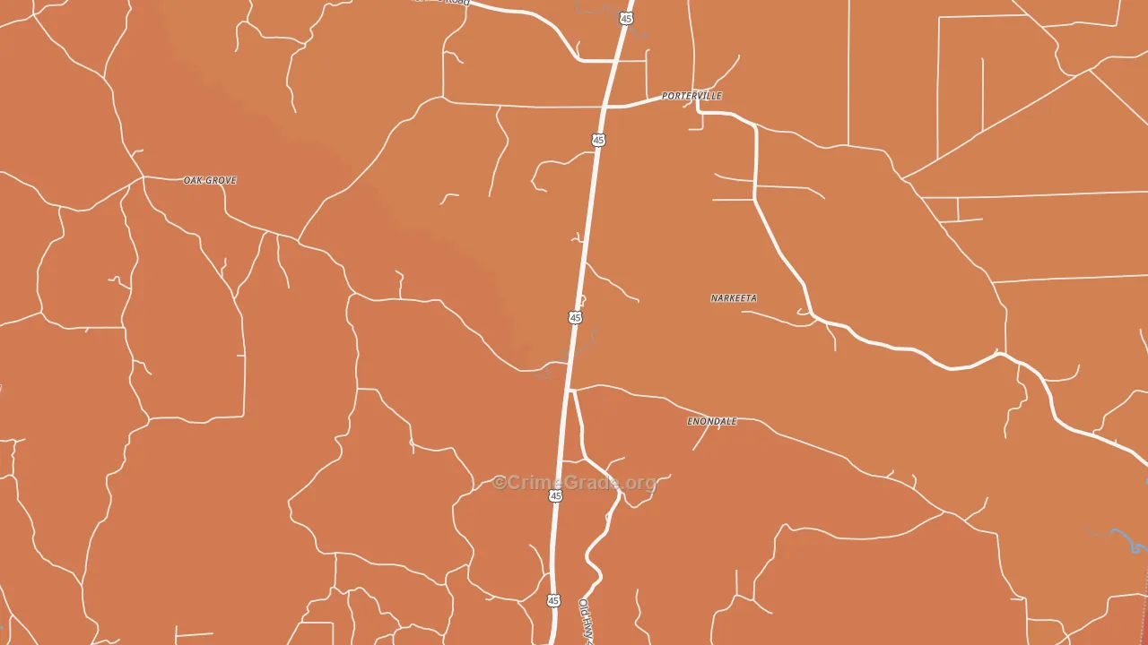 39352, MS Map of Theft Rates