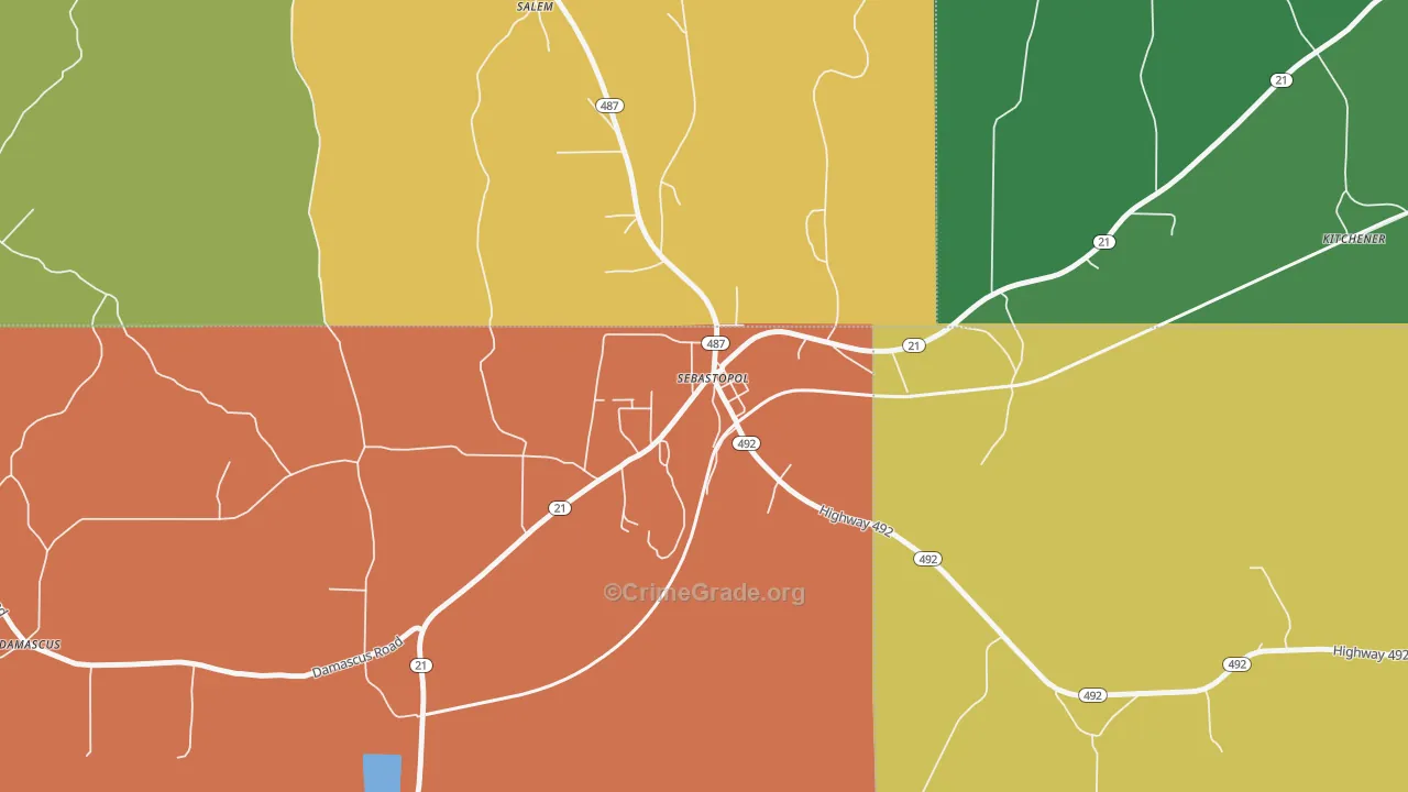 39359, MS Map of Theft Rates