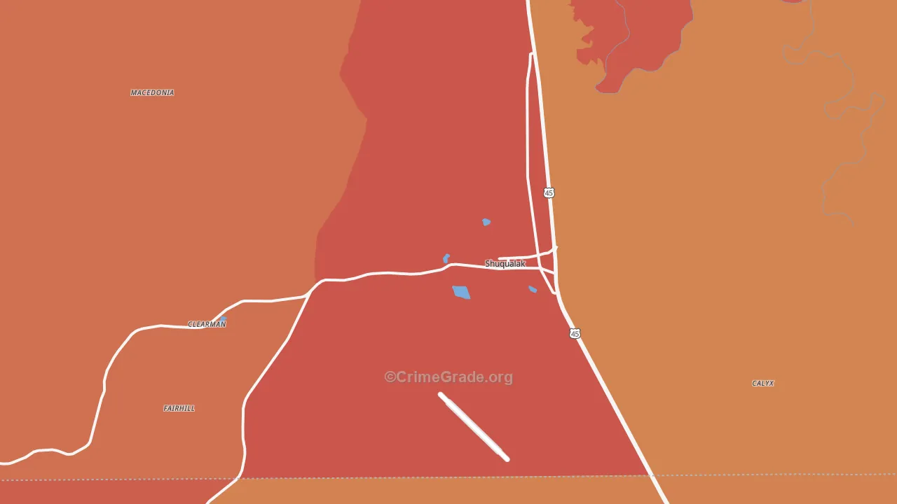 39361, MS Map of Theft Rates