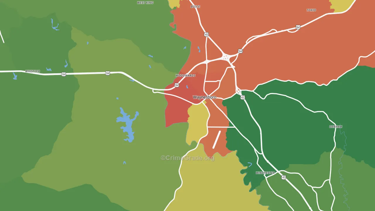 39367, MS Map of Theft Rates