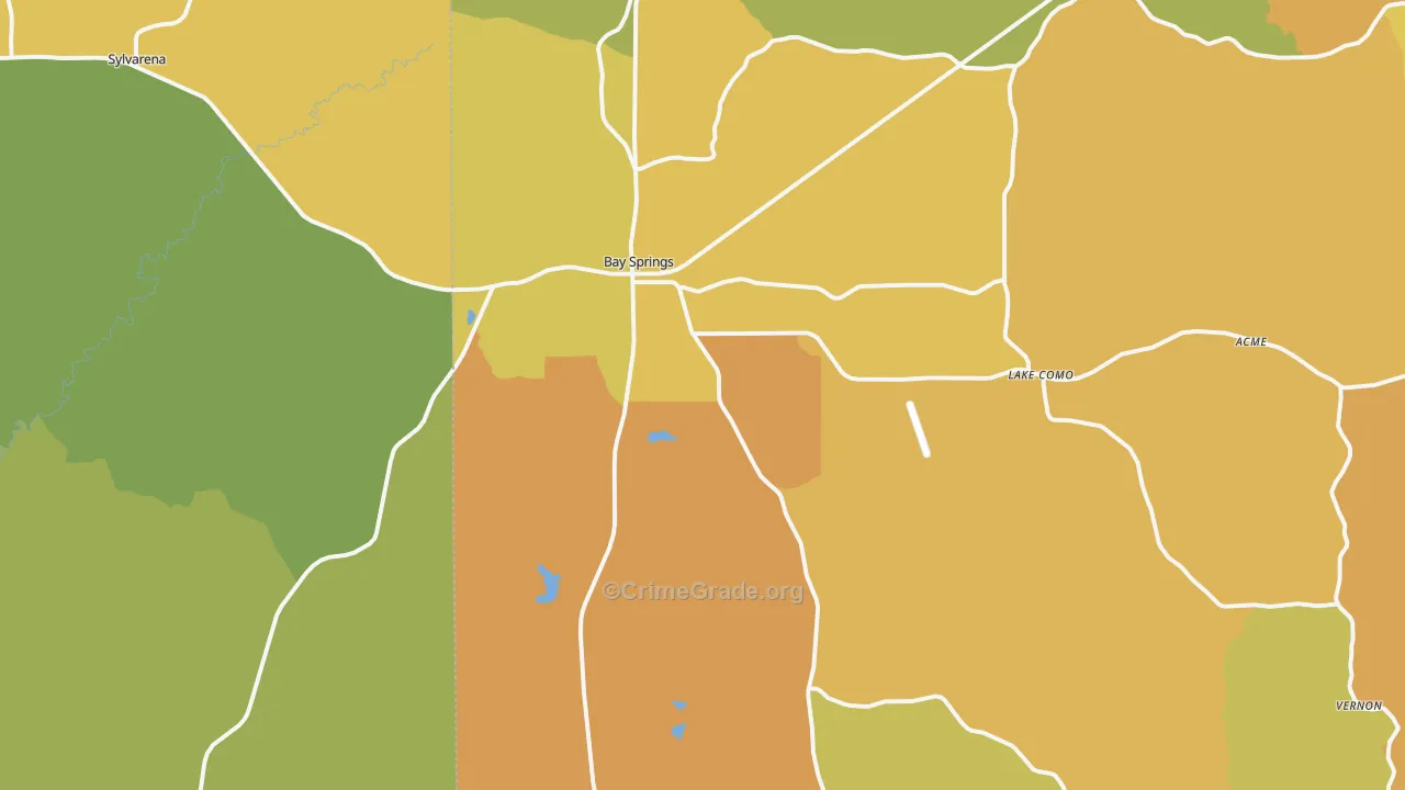 39422, MS Map of Theft Rates