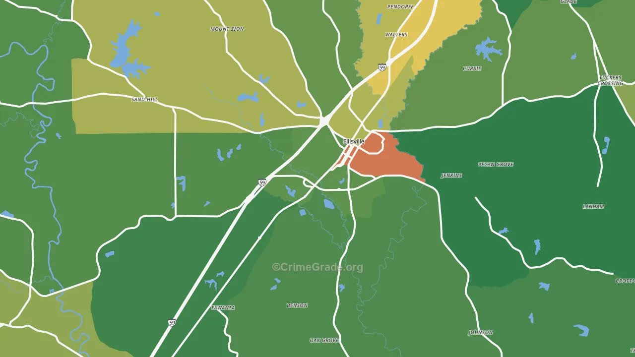 39437, MS Map of Theft Rates