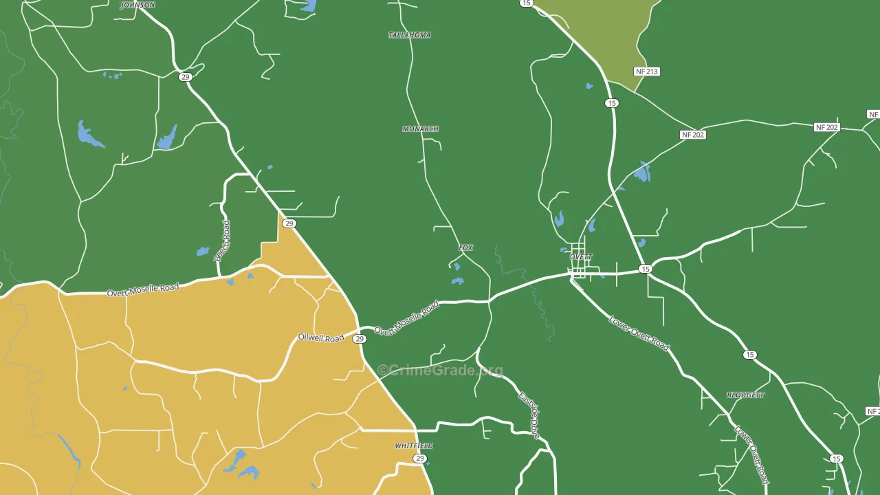 39464, MS Map of Theft Rates