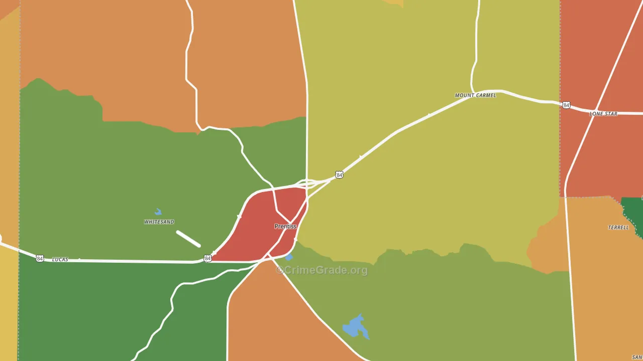 39474, MS Map of Theft Rates