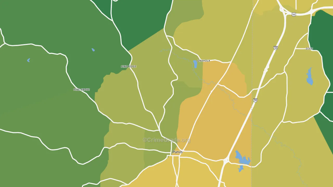 39475, MS Map of Theft Rates