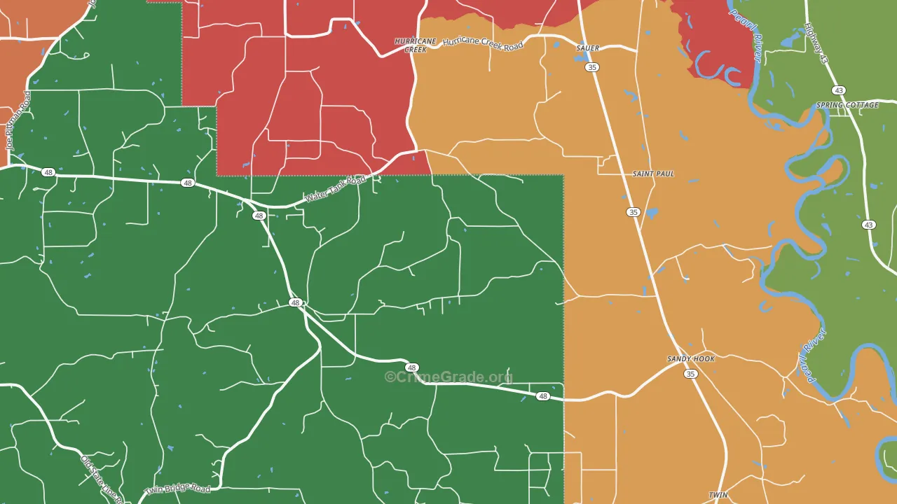 39478, MS Map of Theft Rates