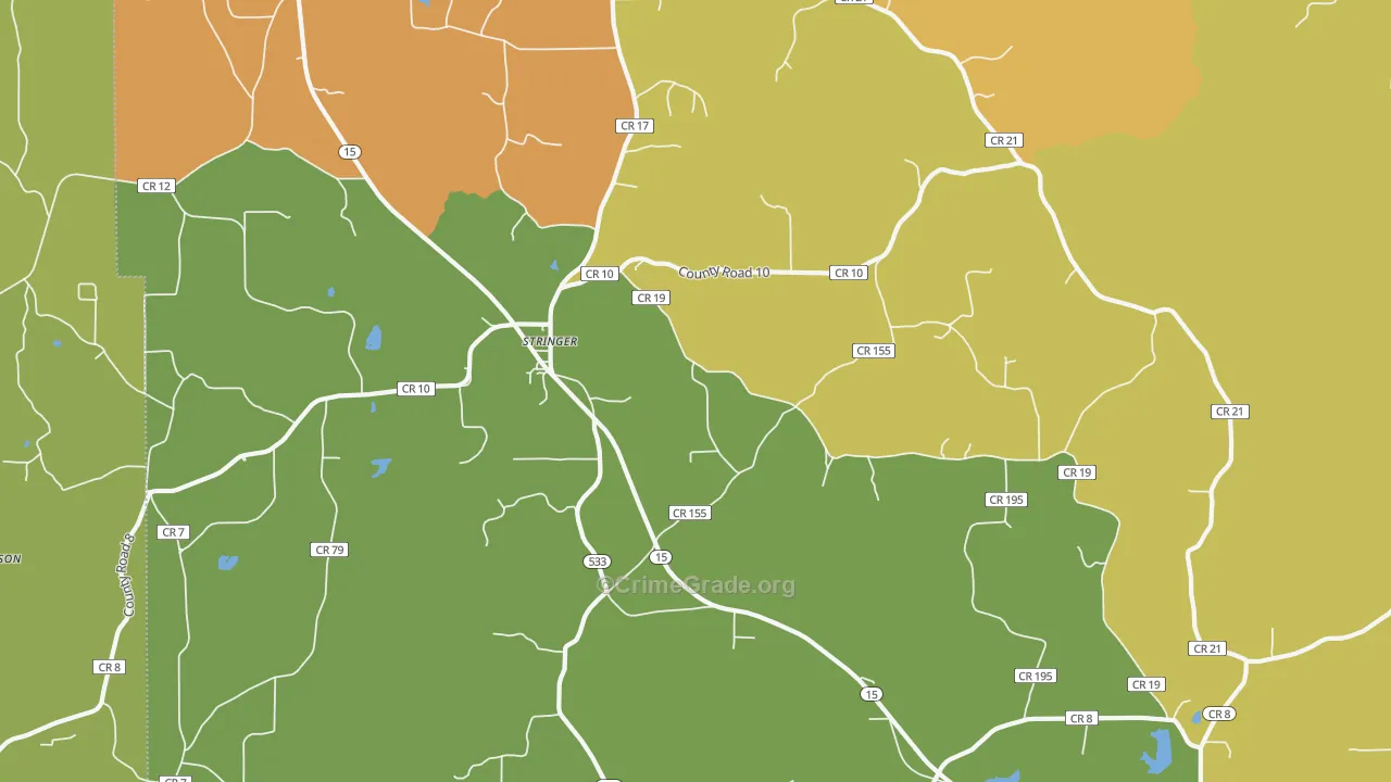 39481, MS Map of Theft Rates