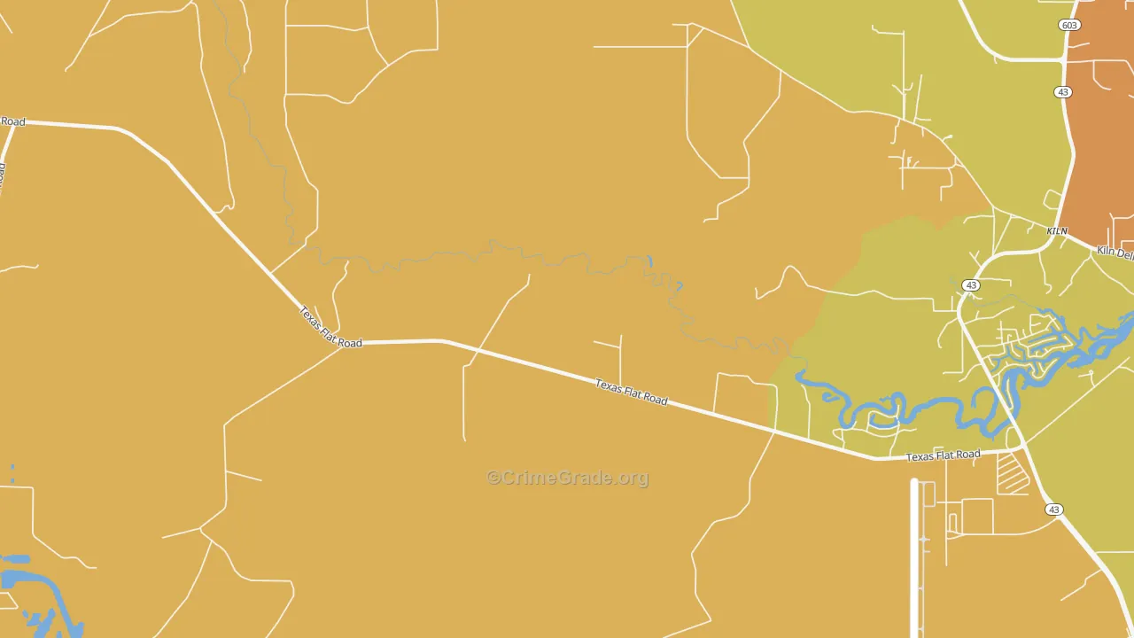 39521, MS Map of Theft Rates