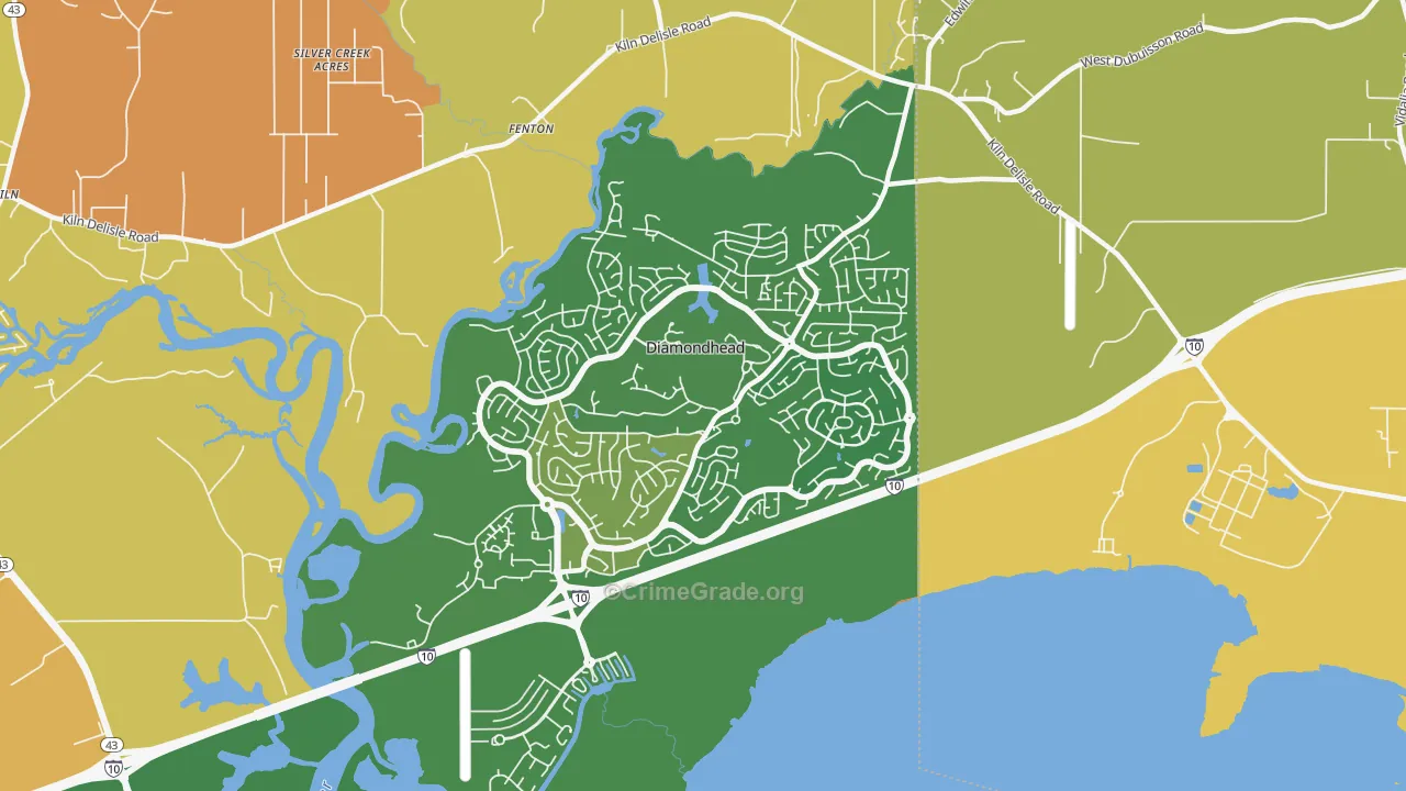 39525, MS Map of Theft Rates