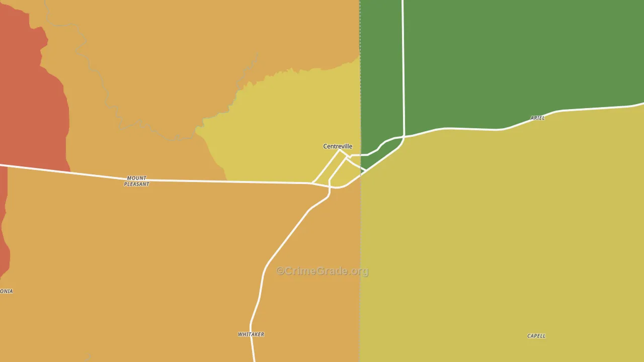 39631, MS Map of Theft Rates