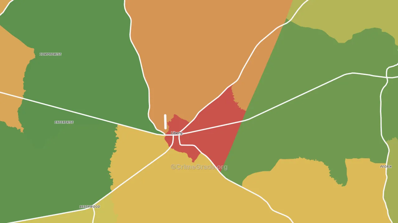 39645, MS Map of Theft Rates