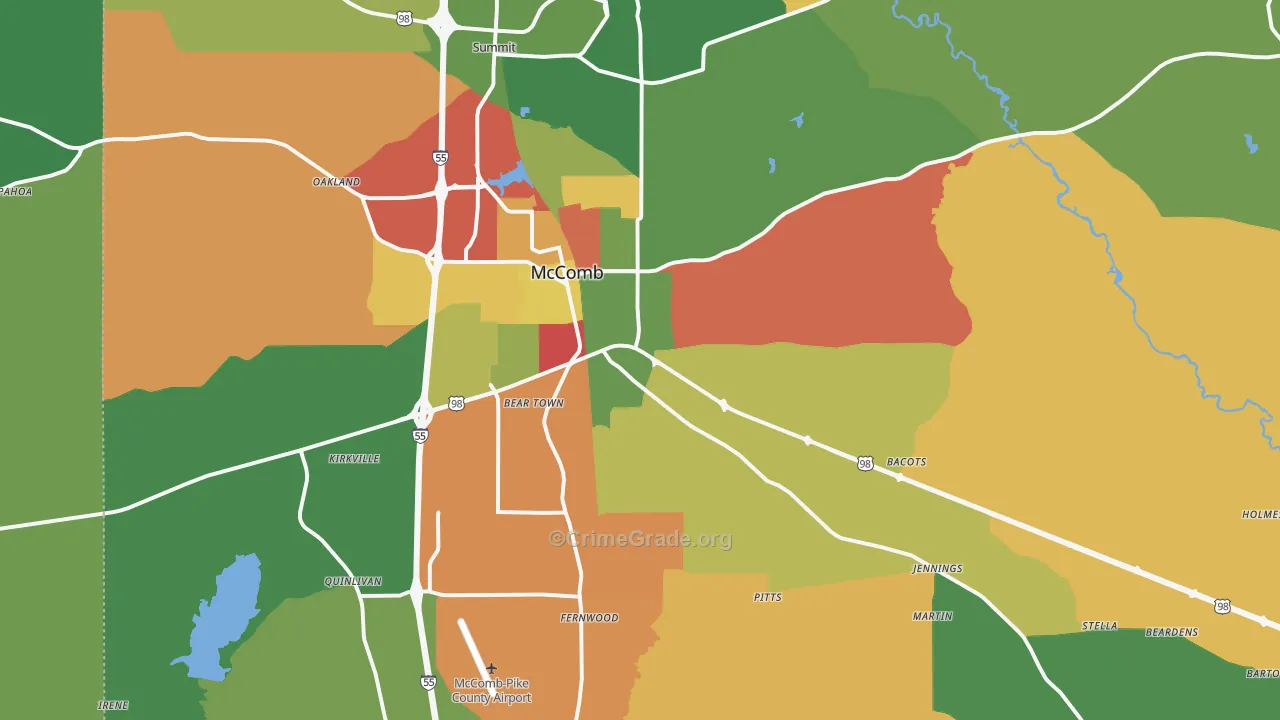 39648, MS Map of Theft Rates