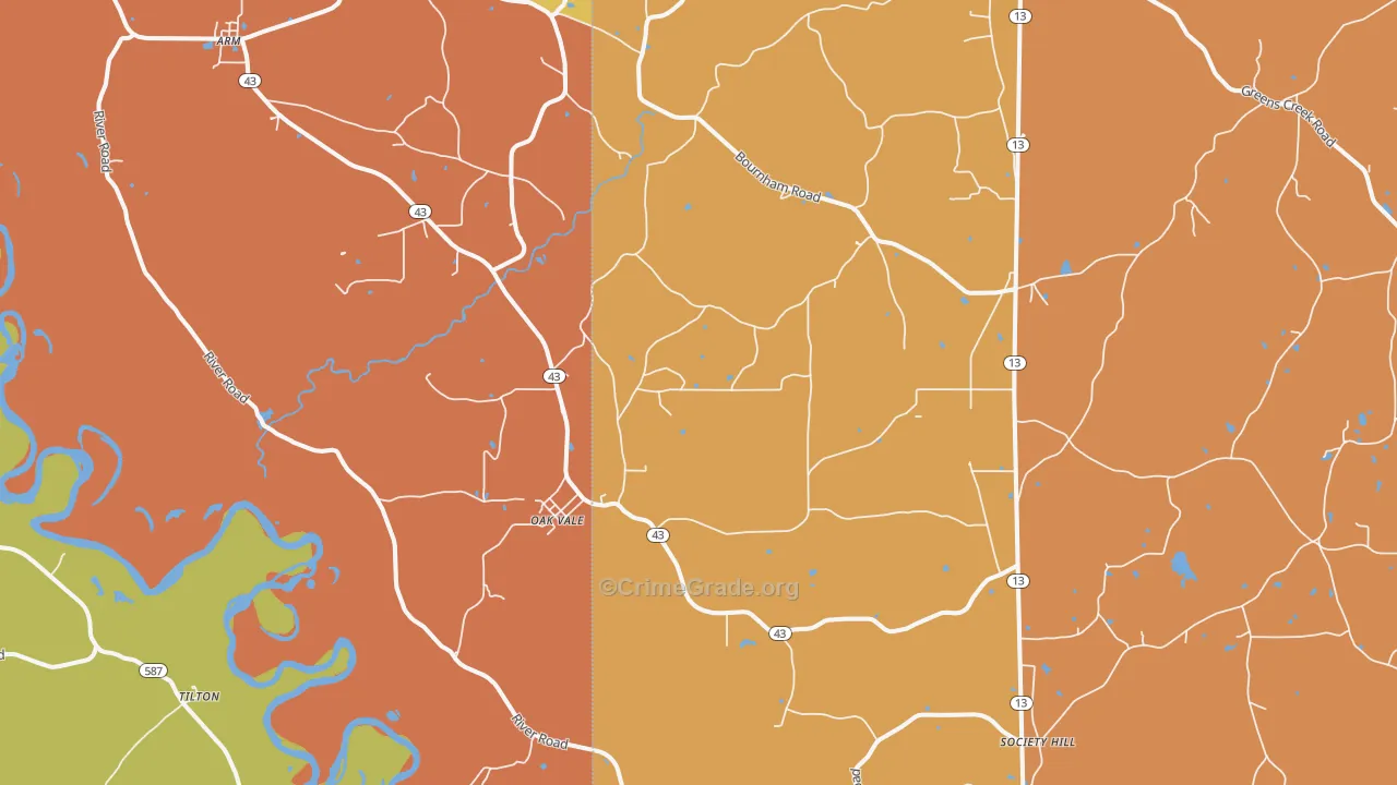 39656, MS Map of Theft Rates