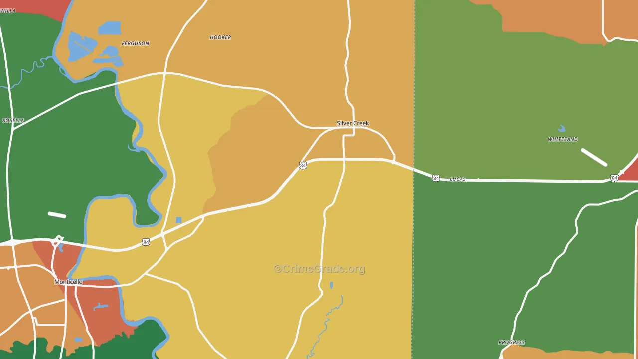 39663, MS Map of Theft Rates