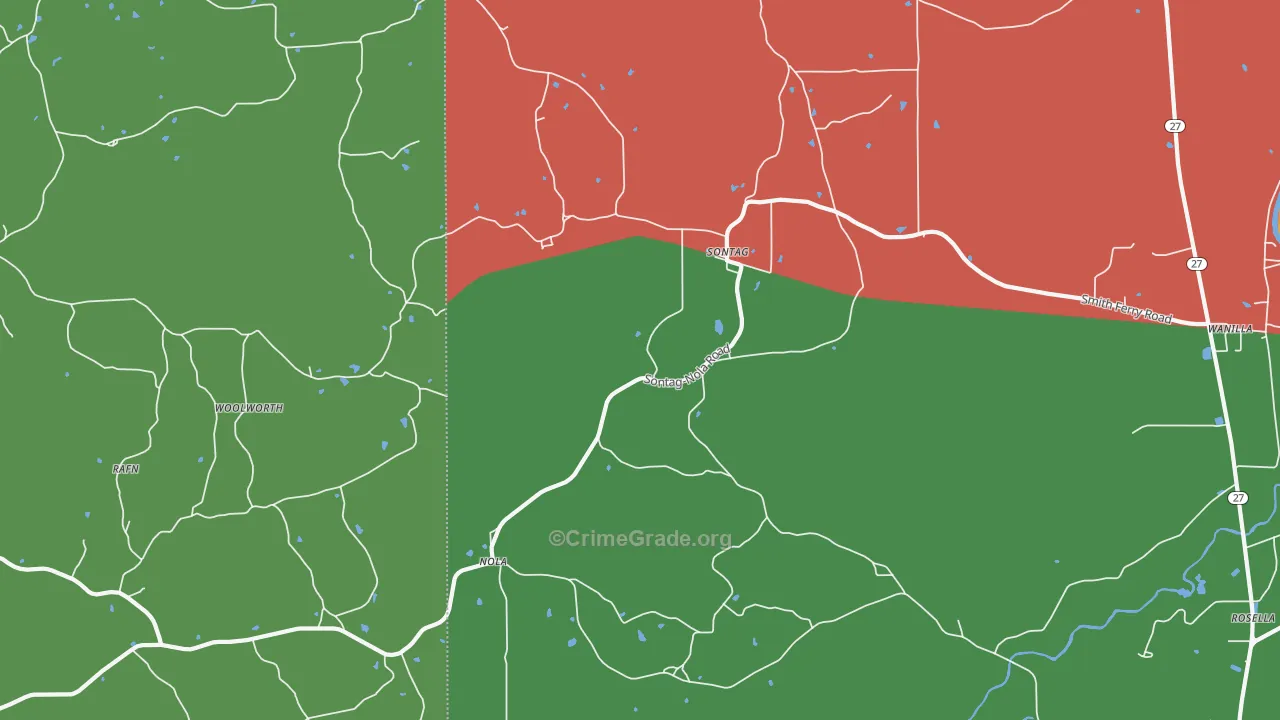 39665, MS Map of Theft Rates