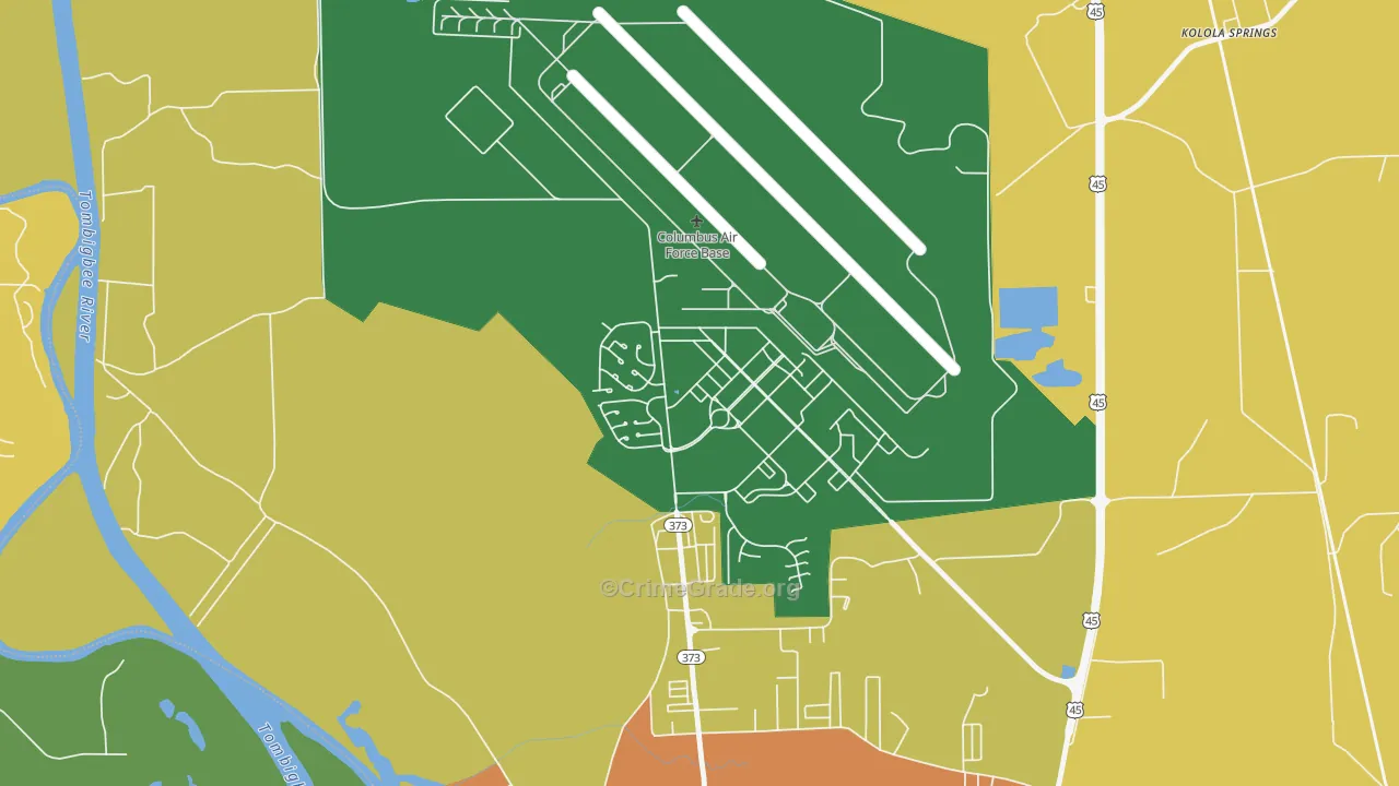 39710, MS Map of Theft Rates