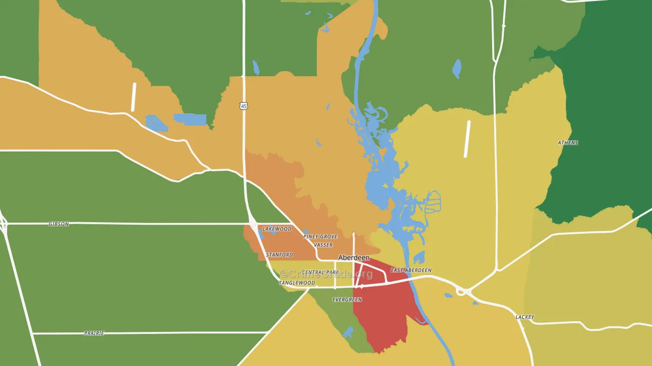 39730, MS Map of Theft Rates