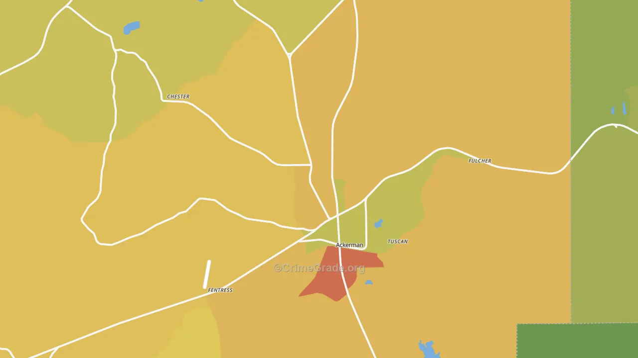39735, MS Map of Theft Rates