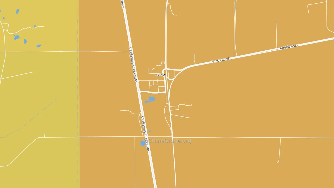 39736, MS Map of Theft Rates