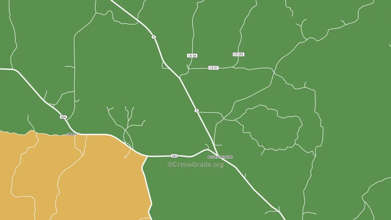 39737, MS Map of Theft Rates
