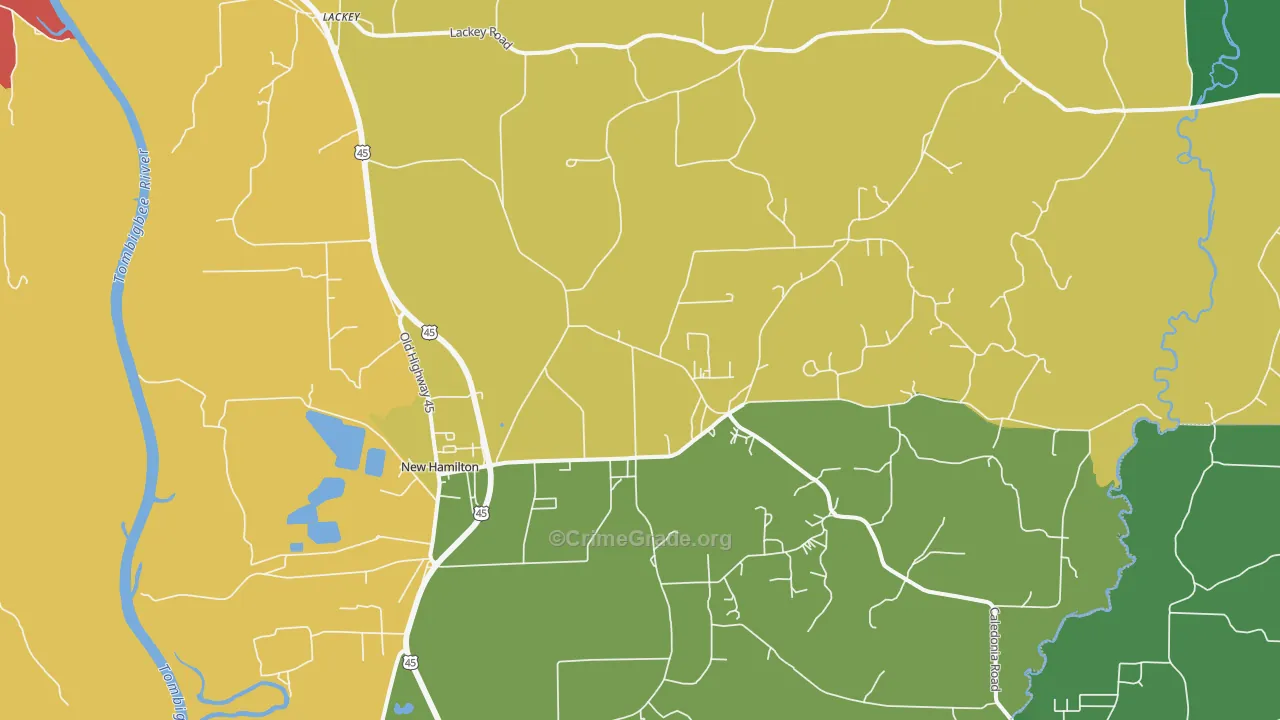 39746, MS Map of Theft Rates