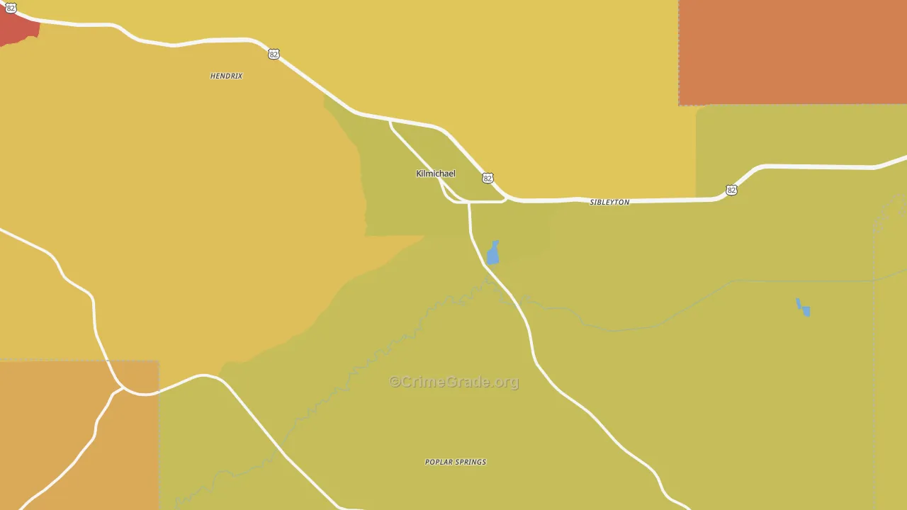 39747, MS Map of Theft Rates