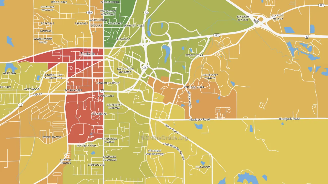 39762, MS Map of Theft Rates