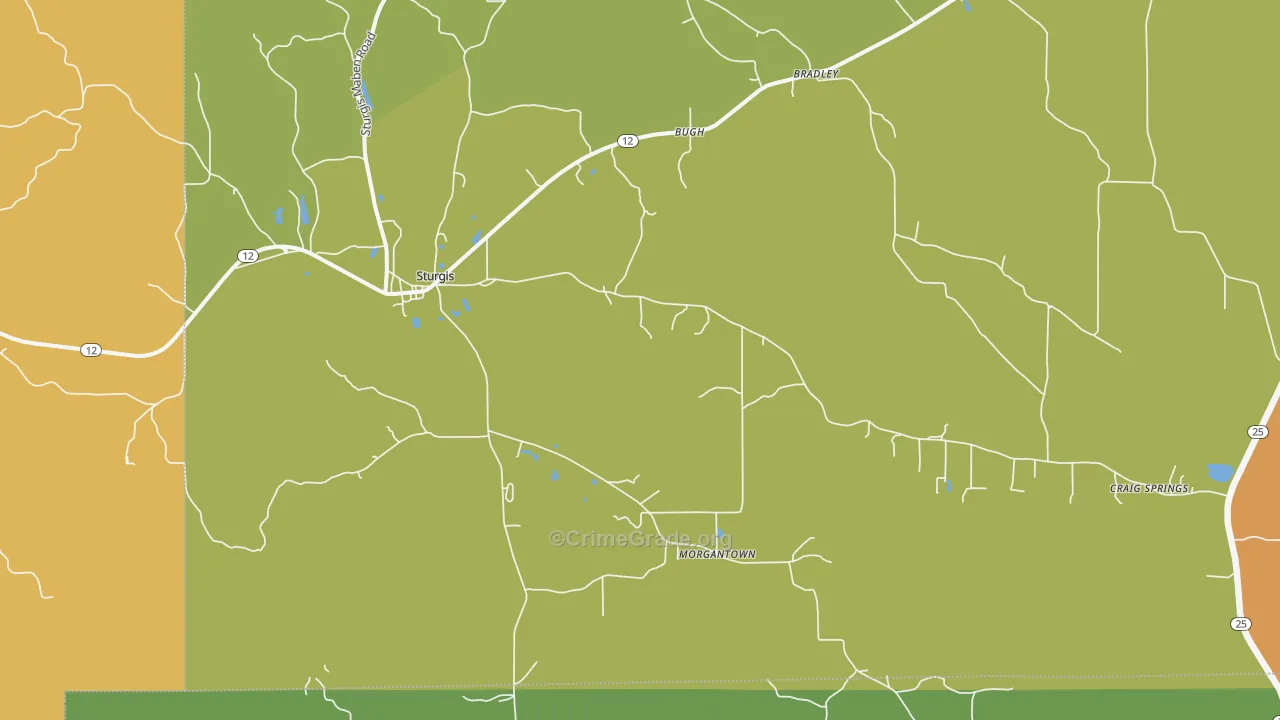 39769, MS Map of Theft Rates