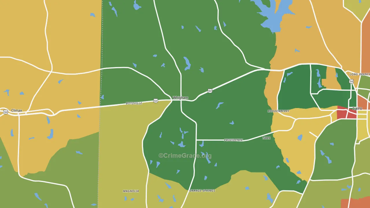 39897, GA Map of Theft Rates
