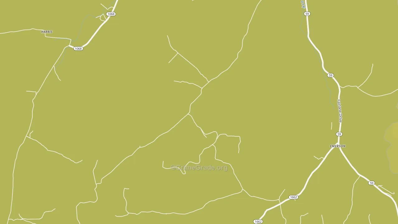 41135, KY Map of Theft Rates