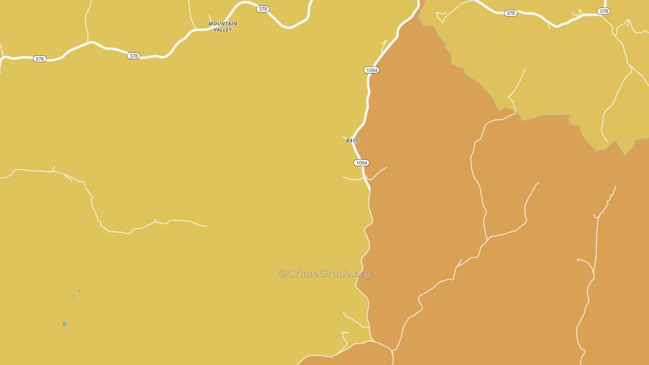 41310, KY Map of Theft Rates