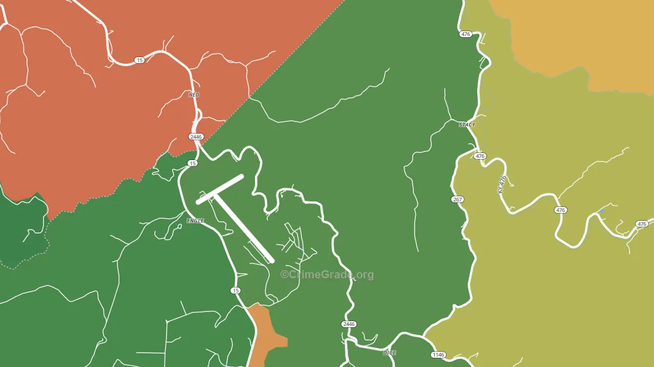 41367, KY Map of Theft Rates