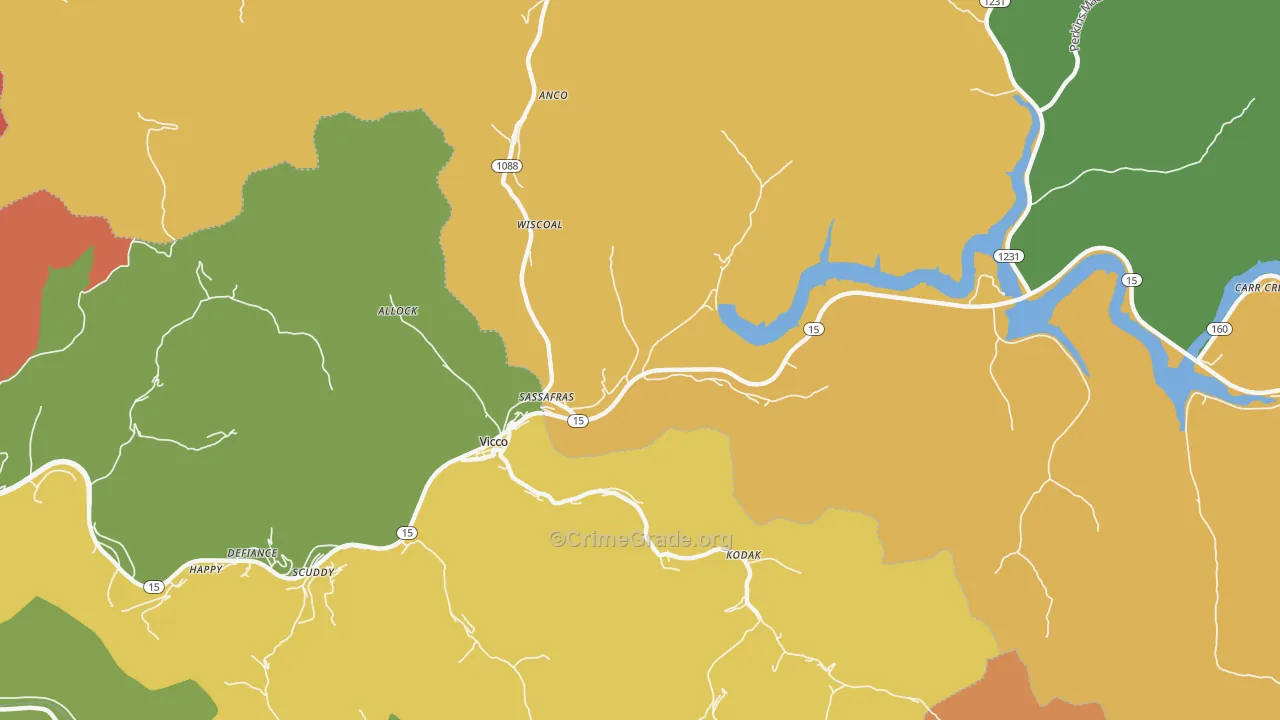 41759, KY Map of Theft Rates