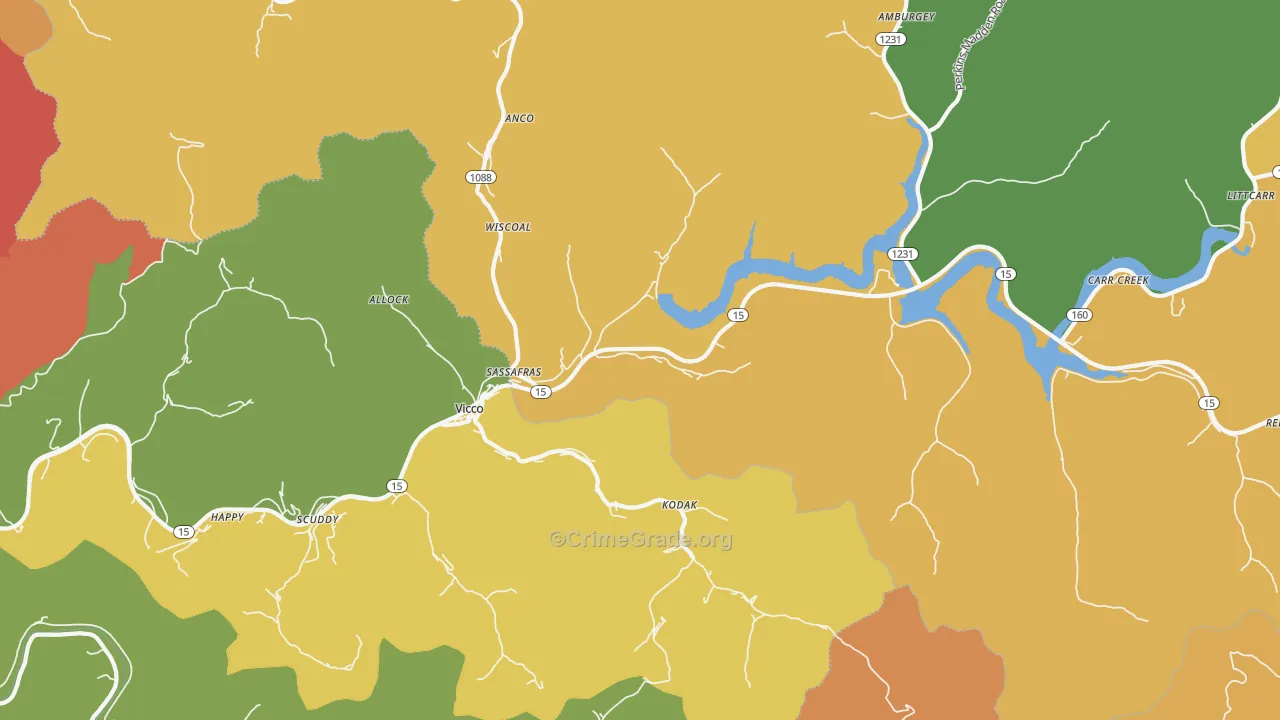41773, KY Map of Theft Rates